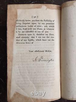 1761 Unfortunate Mother's Advice To Her Absent Daughters Signed 1st Edition Book