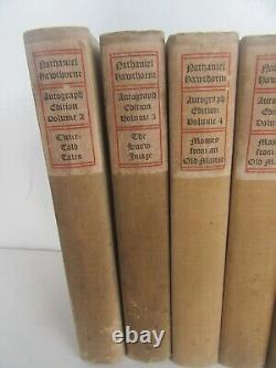 1900 The Complete Writings of Nathaniel Hawthorne Book Set, Autographed Ed (500)