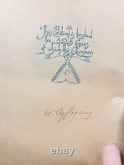 1909 Antique Book Rubaiyat of Omar Khayyam Presented by Willy Pogany SIGNED