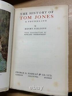 1925 Signed 1st Ed Limited Edition The History Of Tom Jones Antique Book (p7)