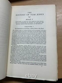 1925 Signed 1st Ed Limited Edition The History Of Tom Jones Antique Book (p7)