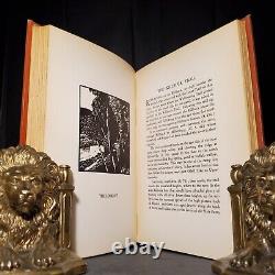 1933 SIGNED LIMITED EDITION OHIO INDIAN TRAILS Frank Wilcox ILLUSTRATED Book