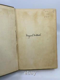 1936 Margaret Mitchell Signed Gone With The Wind First Edition Hardcover Book