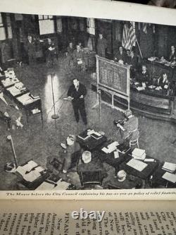 1939 New York Advancing Book Signed 1st Edition World's Fair Edition Rare