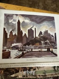 1939 New York Advancing Book Signed 1st Edition World's Fair Edition Rare