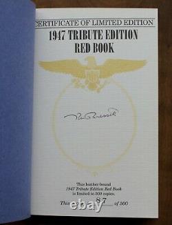 1947 Redbook A Guide Book Of US Coins Leather Tribute Edition Signed 87 Of 500