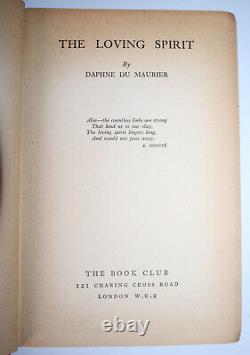 1948 The Loving Spirit SIGNED Daphne du Maurier Book Club Edition War Standard