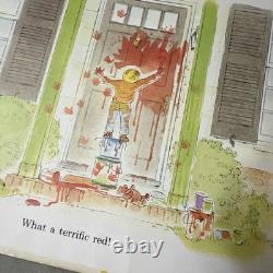 1978 Author Signed Oh, Were They Ever Happy! Book by Peter Spier 1st Edition 2nd