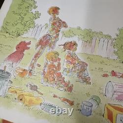 1978 Author Signed Oh, Were They Ever Happy! Book by Peter Spier 1st Edition 2nd