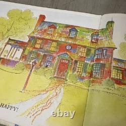 1978 Author Signed Oh, Were They Ever Happy! Book by Peter Spier 1st Edition 2nd