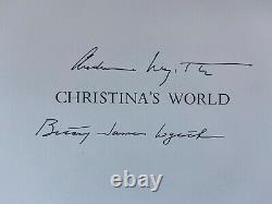 1982 1st Edition SIGNED Christina's World Andrew Wyeth SPECTACULAR ART BOOK