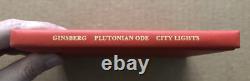 1982 PLUTONIAN ODE Other Poems 1977-80 Book Allen Ginsberg SIGNED First Edition