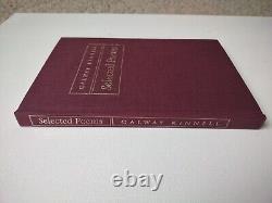 1982 Selected Poems Signed Limited First Edition Hc Book Galway Kinnell 22/200