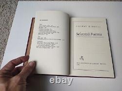 1982 Selected Poems Signed Limited First Edition Hc Book Galway Kinnell 22/200
