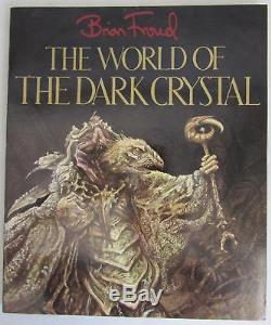 1983 The World of the Dark Crystal Book Signed by Jim Henson 1st Edition RARE
