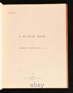 1989 A Picture Book Edwin Freshfield First Edition Signed Very Scarce