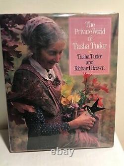 1992 The Private World of Tasha Tudor 1st edition SIGNED victorian children book