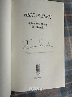 19941st US SIGNED Hide & Seek A John Rebus Mystery by Ian Rankin Hardcover