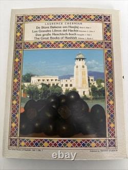 1st Ed 1st Pr GREAT BOOKS OF HASHISH VOL 1 BOOK 1 Laurence Cherniak SIGNED COPY