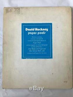 2 DAVID HOCKNEY SIGNED BOOK PAPER POOLS Limited Edition + CHINA DIARY Print RARE