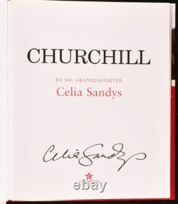 2003 Churchill Celia Sandys Signed First Edition Dust Wrapper Illustrated