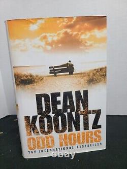 2008 UK SIGNED 1st Edition HBDJ ODD HOURS by Dean Koontz NEW RARE Hardcover Book