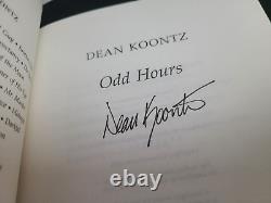 2008 UK SIGNED 1st Edition HBDJ ODD HOURS by Dean Koontz NEW RARE Hardcover Book