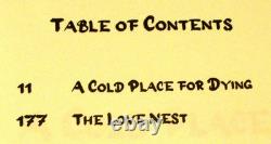 2021 A Cold Place For Dying by Kristopher Triana SIGNED Limited Edition PB Book