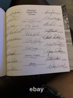 25 Driver Signed Edition American Grand Prix Racing Book