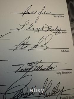 25 Driver Signed Edition American Grand Prix Racing Book