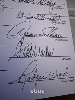 25 Driver Signed Edition American Grand Prix Racing Book