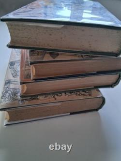 4 first & early edition, 2 signed, Arthur Ransome Books, dust jackets, unclipped