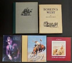 5 Edward Borein 1st Edition Art Books And Catalogues Volume 1 Signed By Author
