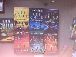 7x SIGNED Lee Child Jack Reacher Books Hb