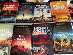 8x all Signed Michael Connelly HB Books Bosch Ballard Haller
