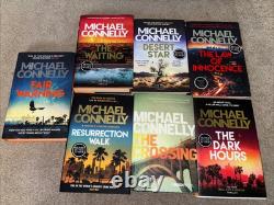 8x all Signed Michael Connelly HB Books Bosch Ballard Haller
