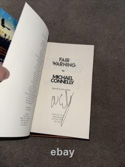 8x all Signed Michael Connelly HB Books Bosch Ballard Haller