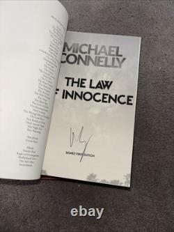 8x all Signed Michael Connelly HB Books Bosch Ballard Haller