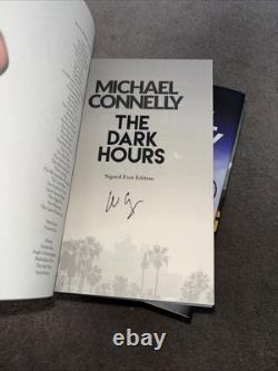 8x all Signed Michael Connelly HB Books Bosch Ballard Haller