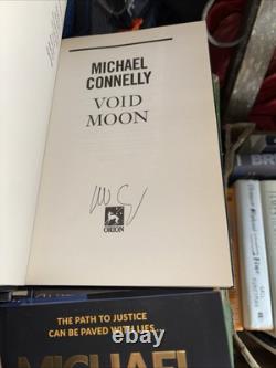 8x all Signed Michael Connelly HB Books Bosch Ballard Haller