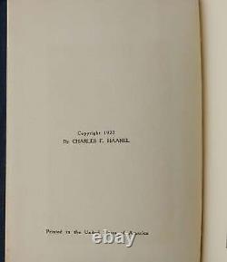 A Book About You SIGNED by CHARLES F. HAANEL First Edition 1st Printing 1927