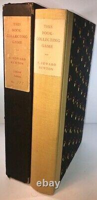 A Edward Newton / This Book Collecting Game Signed Limited Edition 1st ed 1928