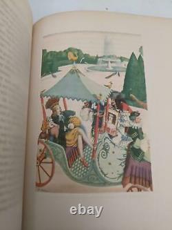 A FAIRY GARLAND Edmund Dulac 1928 1st edition Book Vellum SIGNED #186/1000