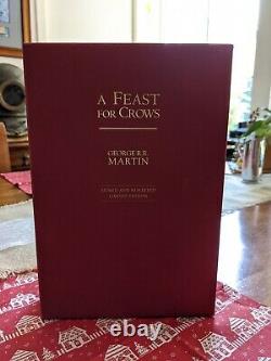 A Feast For Crows Signed Limited Edition Game Of Thrones Hardcover Book 2005