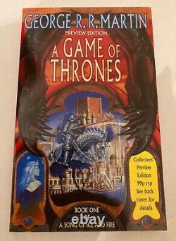 A Game of Thrones Preview Edition + Laid in Book Plate Signed George RR Martin