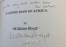 A Good man in Africa' 1st edition 1st print SIGNED by William Boyd Author