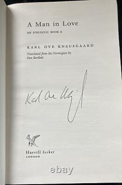 A Man In Love Karl Ove Knausgaard Signed First Edition Good Signs Of Wear