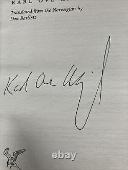 A Man In Love Karl Ove Knausgaard Signed First Edition Good Signs Of Wear