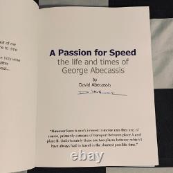 A Passion For Speed George Abecassis Book Signed Special Klemantaski Edition Hwm