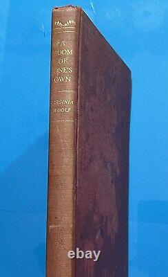 A Room of One's Own / Virginia Woolf 1929 Signed 1st Edition Book #'d Rare